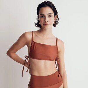 Madewell Second Wave Side-Tie Bikini Top